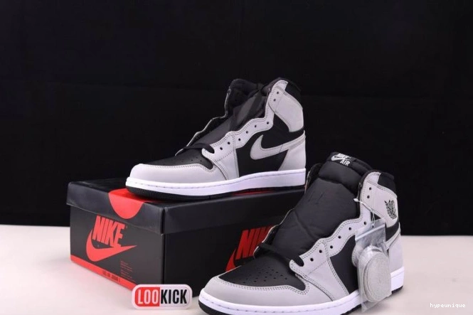 HYPE Air 1 Smoke White Black Light Grey Jordan Retro High 555088-035 0716